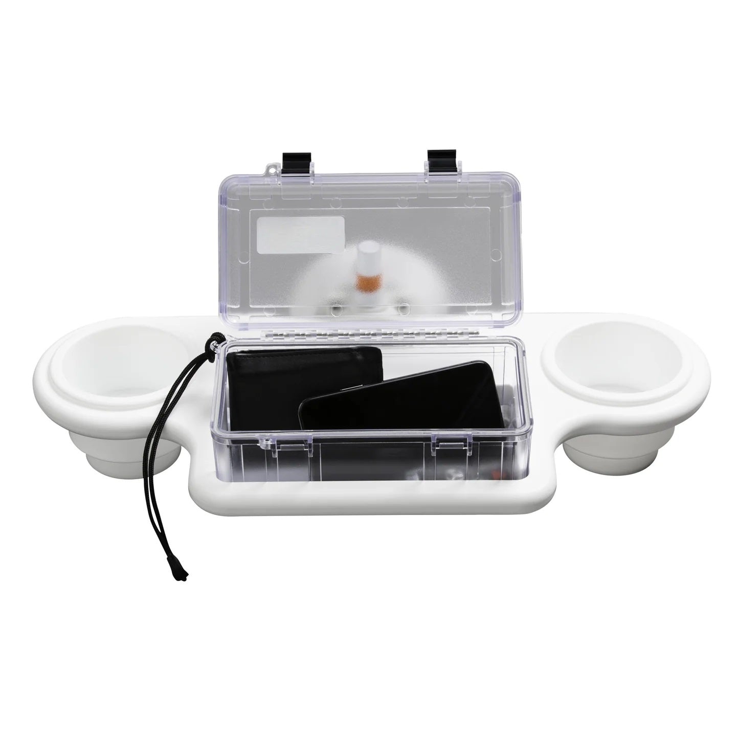 2-Cup Holder with Large Dry Box