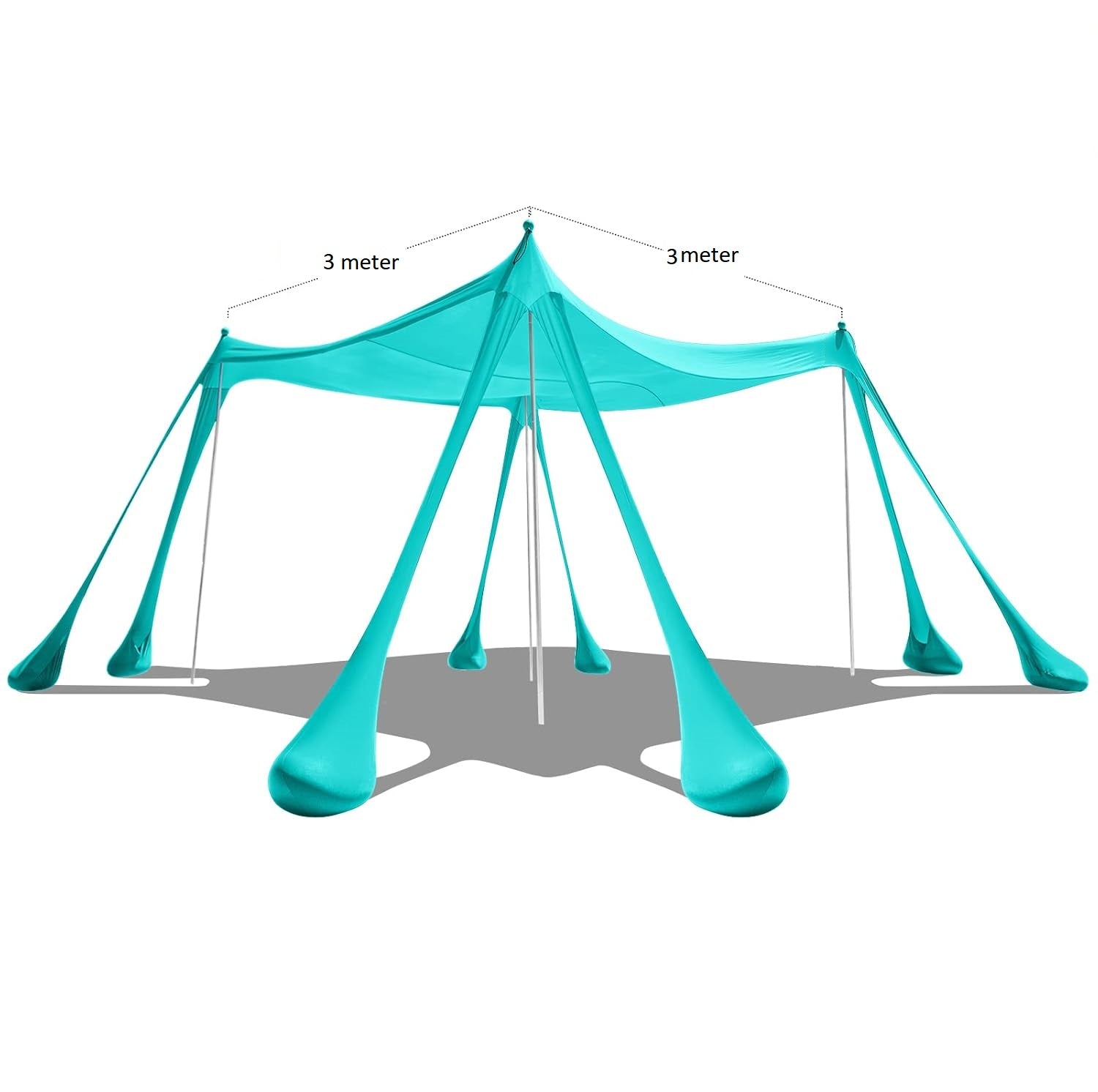 Beach Tent Sun Shelter 3 x 3 Meter