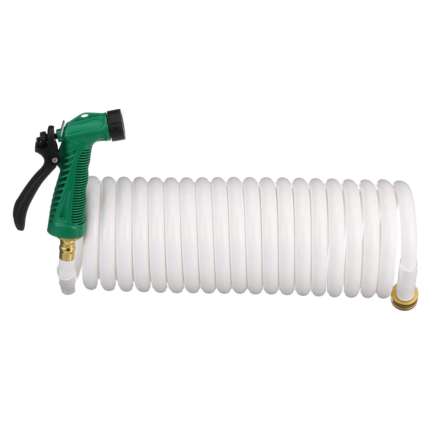 Coiled Washdown Hose with Sprayer