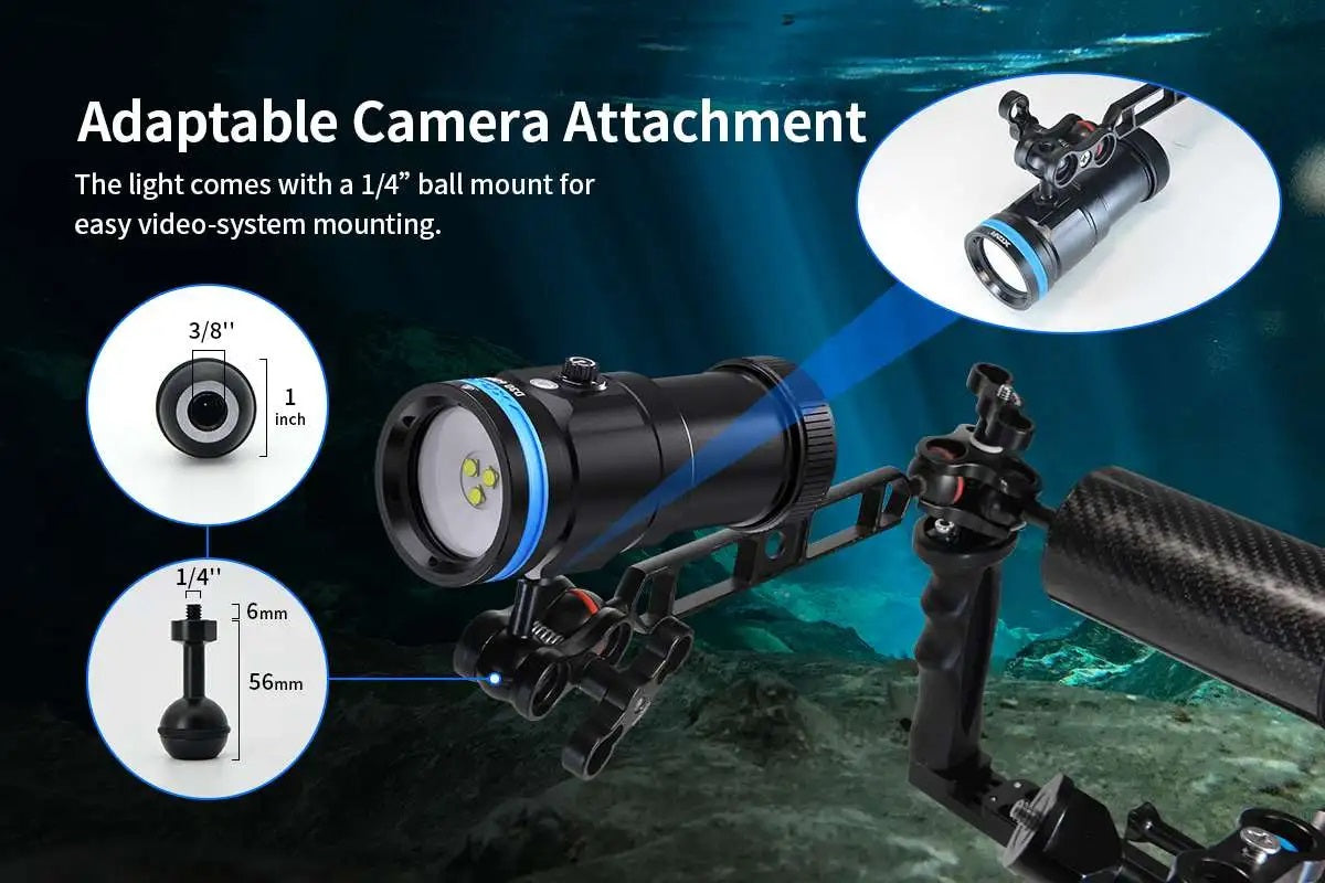 Diving Flashlight D30 6000