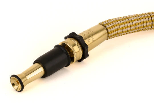 Gold Braided Hose W/ Nozzle