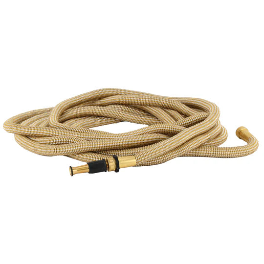 Gold Braided Hose W/ Nozzle