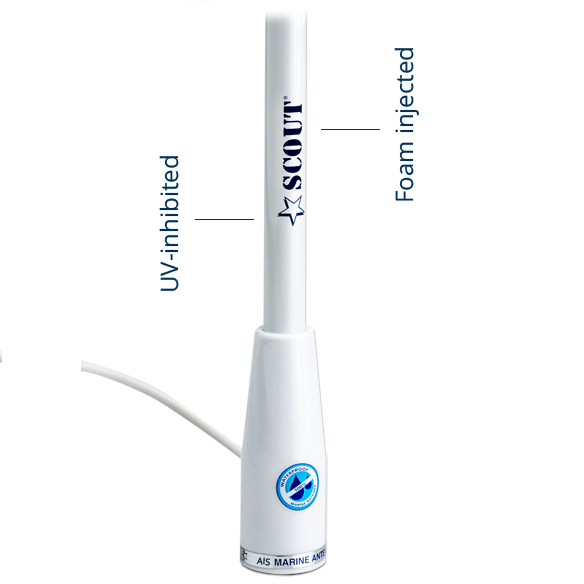 AIS fibreglass antenna