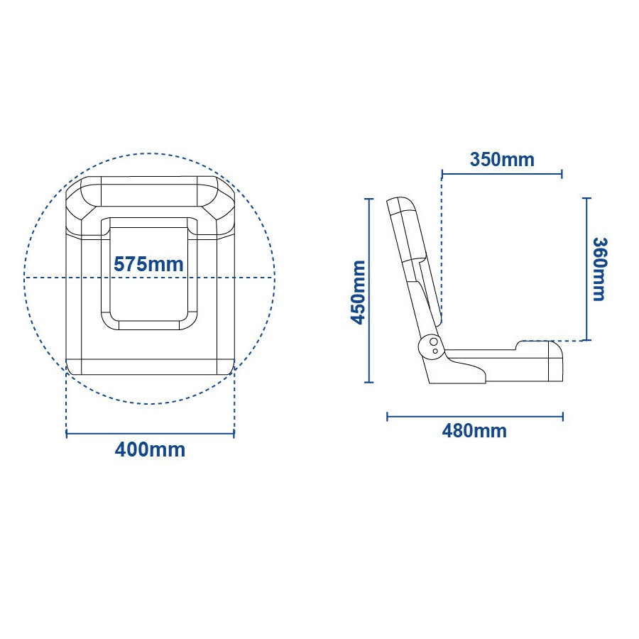 S40 Standard Folding Seat