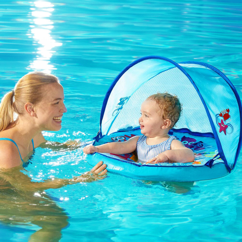Self-Inflating Baby boat with Adjustable Canopy