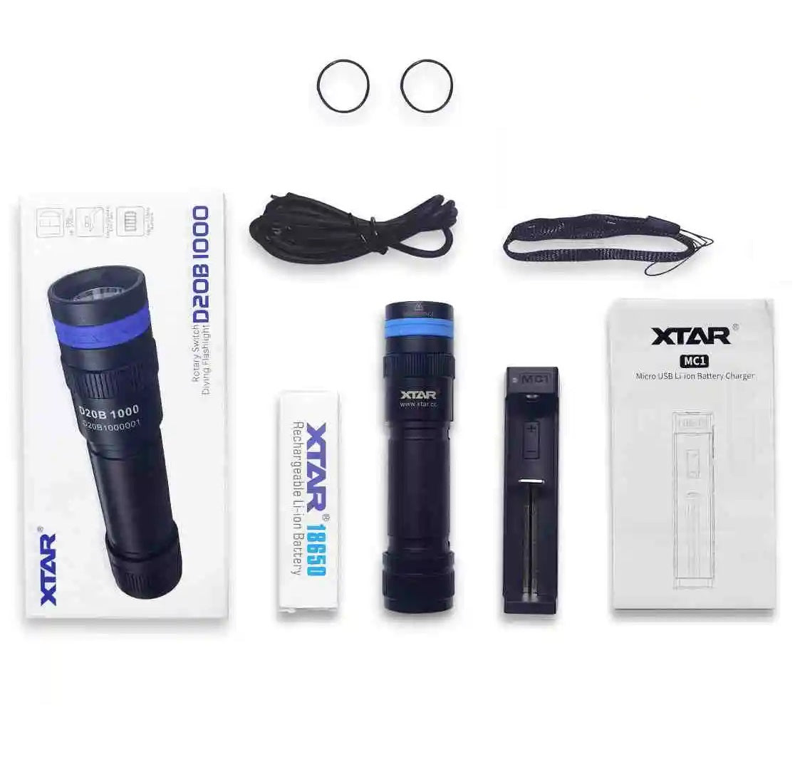 Diving Flashlight D20B 1000