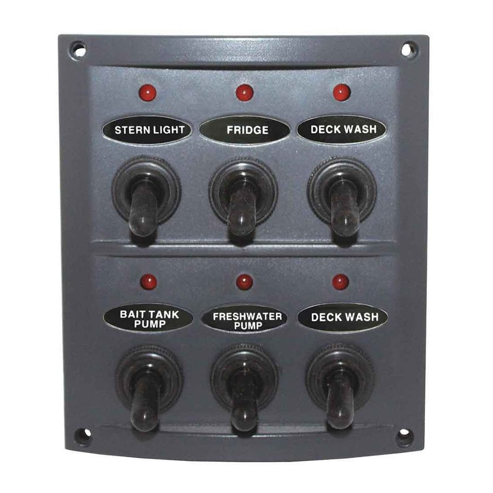 Waterproof Switch Panel 6 Gang